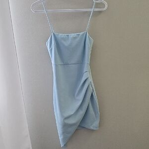 Blue Blush Light Blue Mini Dress